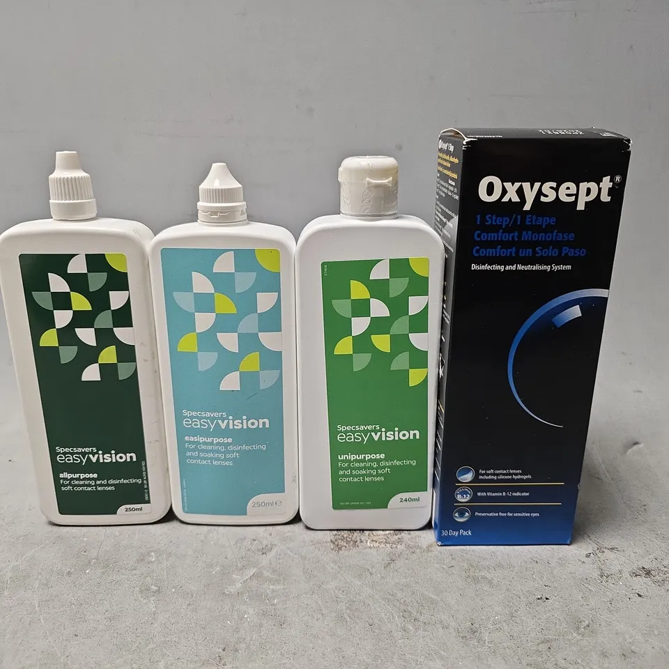 APPROXIMATELY 18 ASSORTED VISION CARE ITEMS TO INCLUDE - SPECSAVERS EASY VISION ALL PURPOSE , SPEC SAVERS EASY VISION EASI PURPOSE ,ETC