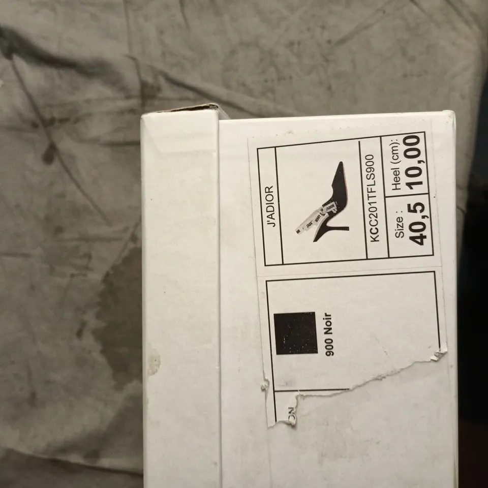 DIOR J'ADIOR SLINGBACK HEELS – BLACK FABRIC, UK 7.5