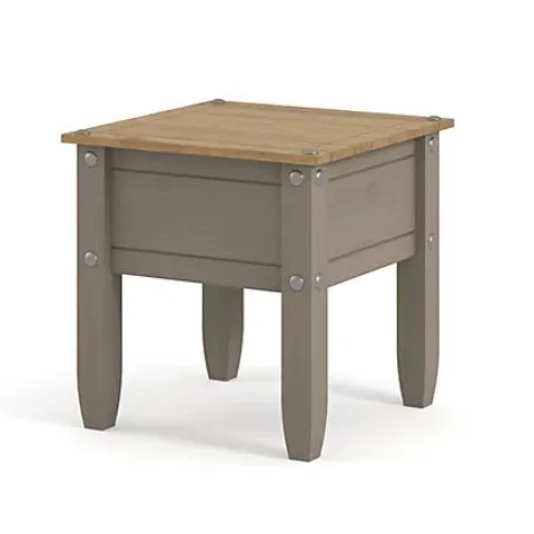 BOXED OPEN LAMP TABLE - ANTIQUE WAX (1 BOX)