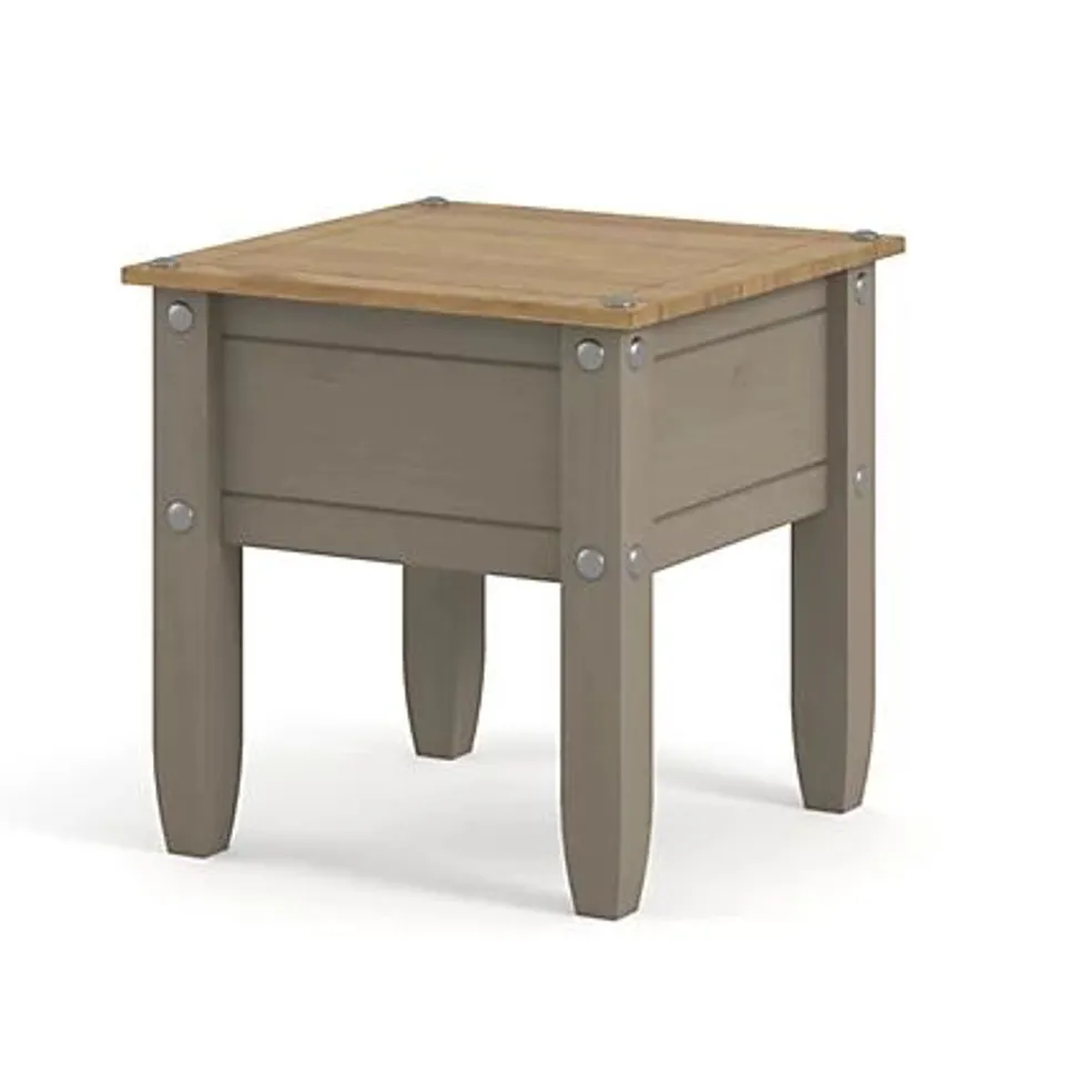 BOXED OPEN LAMP TABLE - ANTIQUE WAX (1 BOX)