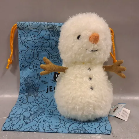 JELLYCAT I AM LITTLE SNOWMAN SOFT PLUSH