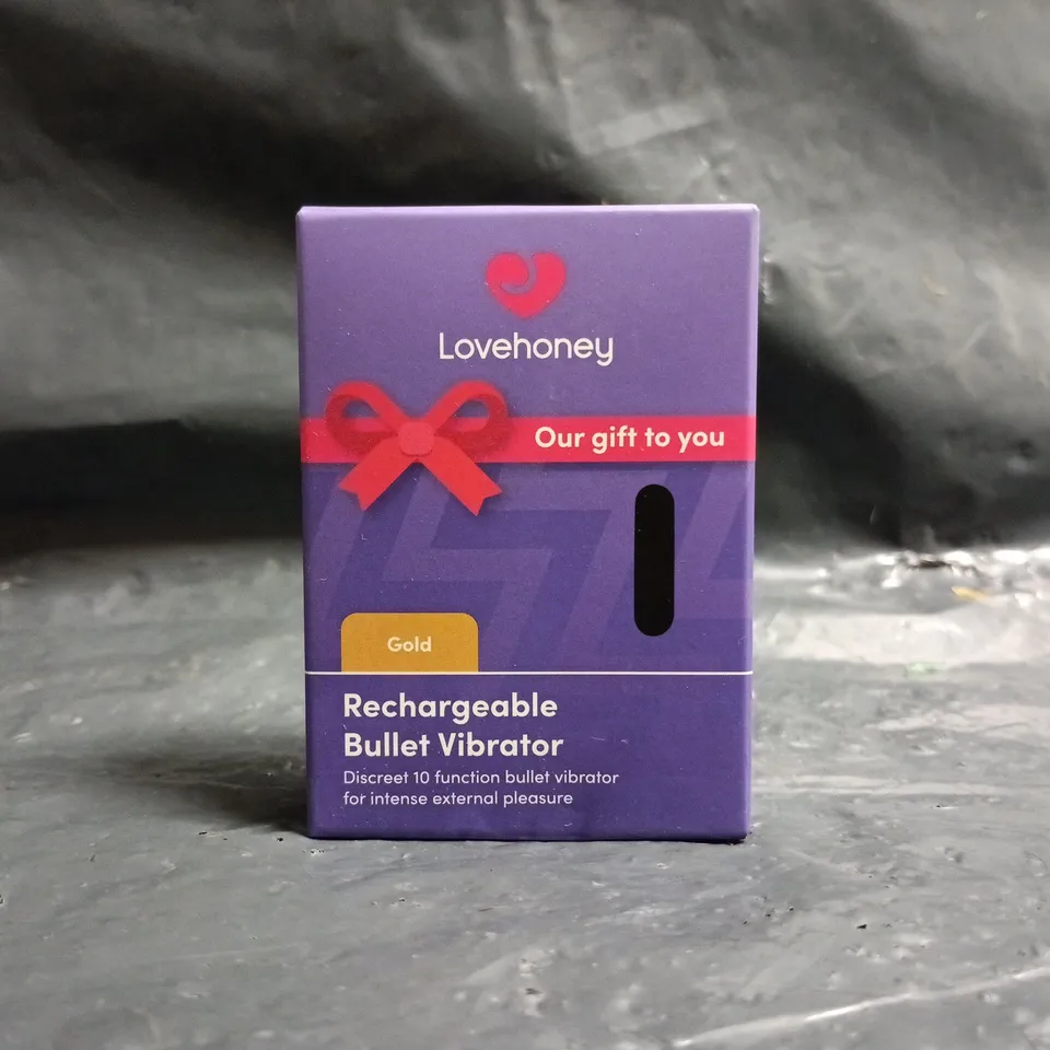 BOXED LOVEHONEY RECHARGEABLE BULLET VIBRATOR