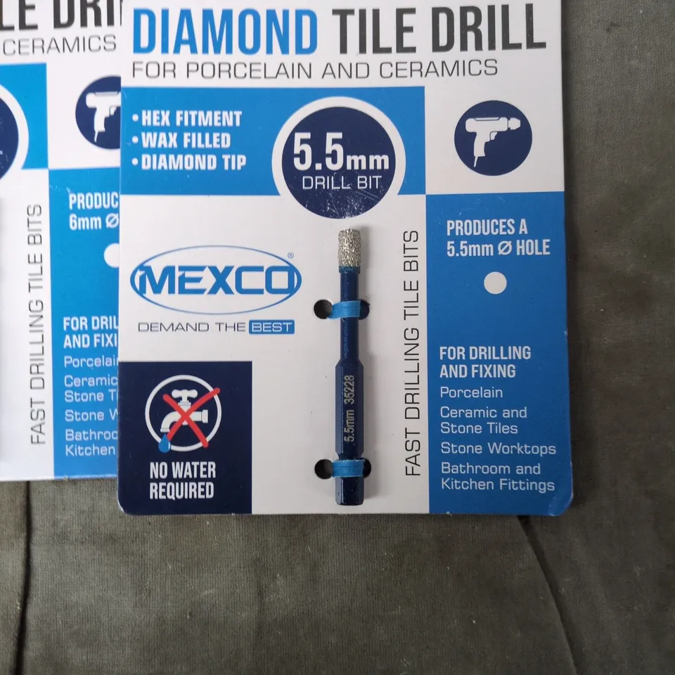 6X MEXCO DIAMOND TILE BIT  