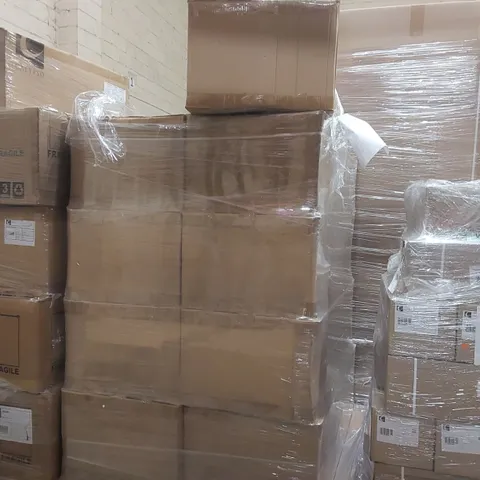 PALLET CONTAINING A LARGE QUANTITY OF BRAND NEW SAVENA SINGLE DRAWER VANITY BASE UNITS