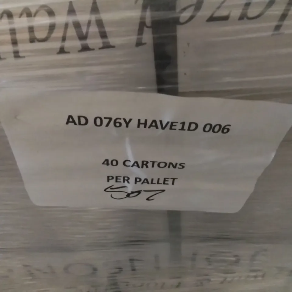 PALLET TO CONTAIN APPROXIMATELY 40 X PACKS OF JOHNSON HAVEN SAND DECOR GLAZED WALL & FLOOR TILES - 5 TILES PER PACK // TILE SIZE: 597 X 297 X 8MM