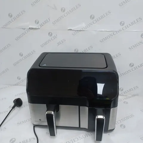 BOXED COOK'S ESSENTIALS 7.7L DUAL AIR FRYER 