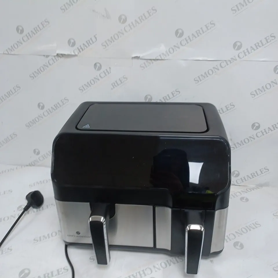 BOXED COOK'S ESSENTIALS 7.7L DUAL AIR FRYER 