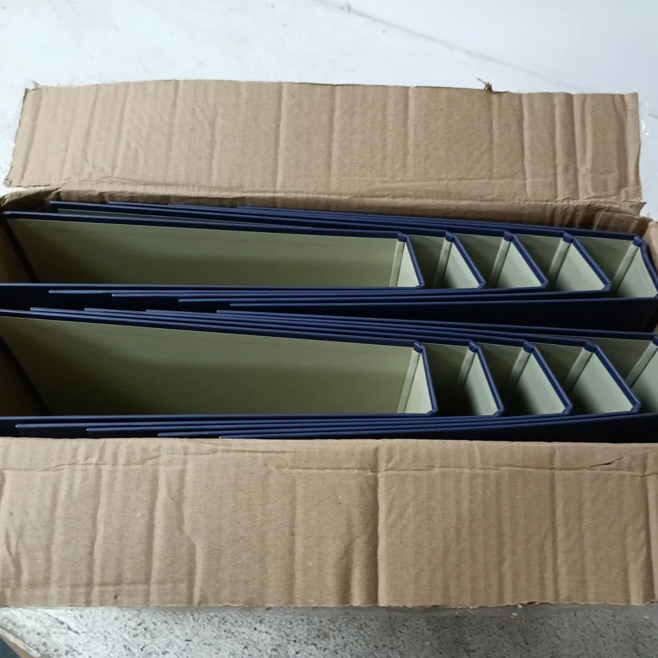 BOXED 10 PACK OF A4 RINGBINDERS IN NAVY