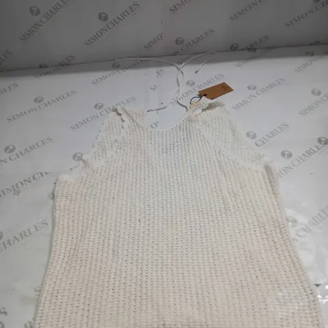 HUSH LIA KNITTED HALTER TOP SIZE M