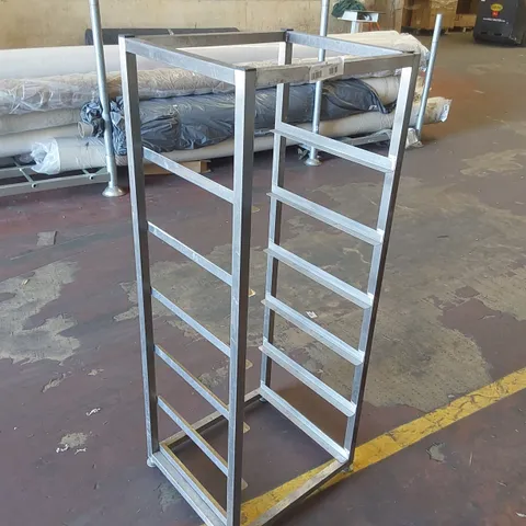 STAINLESS STEEL INDUSTRIAL CATERING SHELVING FRAME UNIT