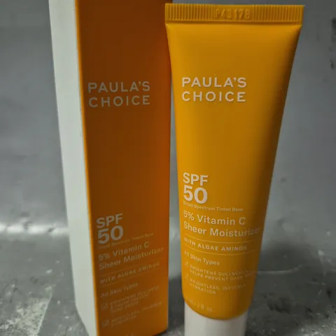 BOXED PAULA'S CHOICE 5 % VITAMIN C SHEER MOISTURIZER - 50 ML
