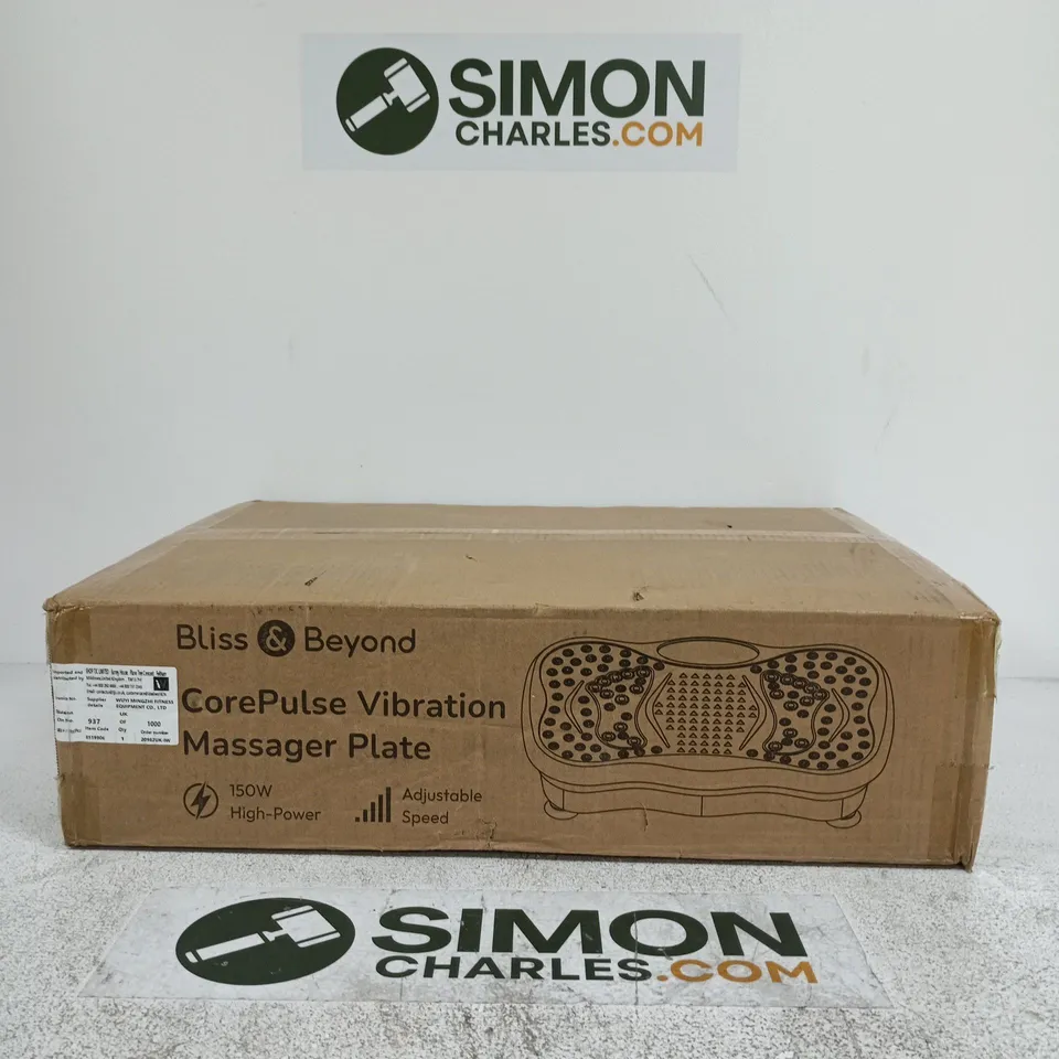 BLISS & BEYOND COREPULSE VIBRATION MASSAGER PLATE – BOXED