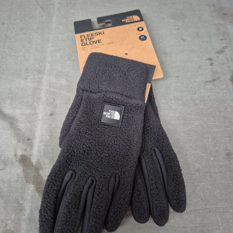 THE NORTH FACE FLEESKI GLOVES - SIZE M 