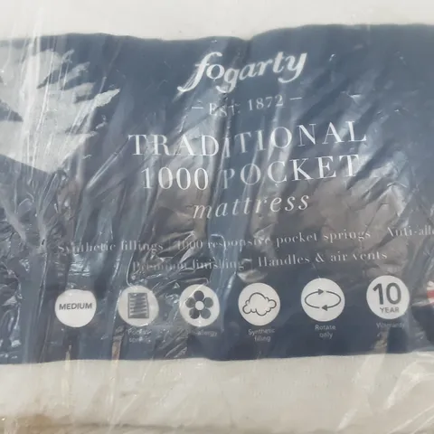 BAGGED SINGLE FORGATY MATTRESS