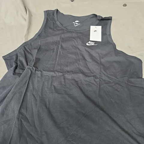 NIKE MENS SPORTS VEST IN BLACK - XXL