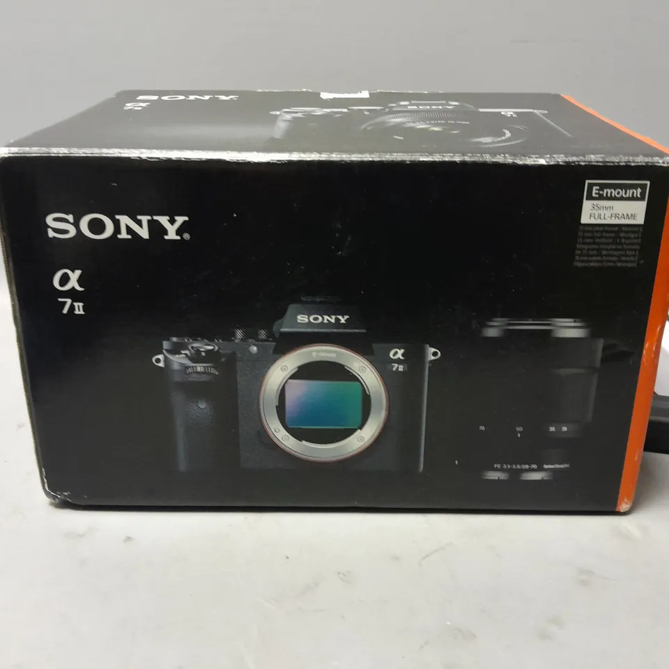BOXED SONY A 72 DIGITAL CAMERA - ILCE-7M2K