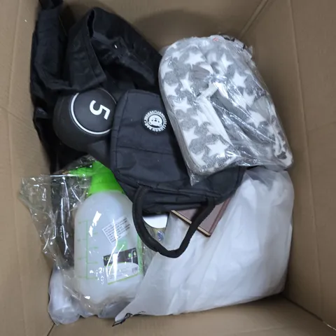 LARGE BOX OF APPROX 15 ASSORTED HOUSEHOLD ITEMS