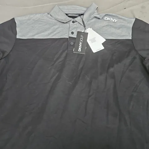 DKNY COLLAR GOLF SHIRT - SIZE XL