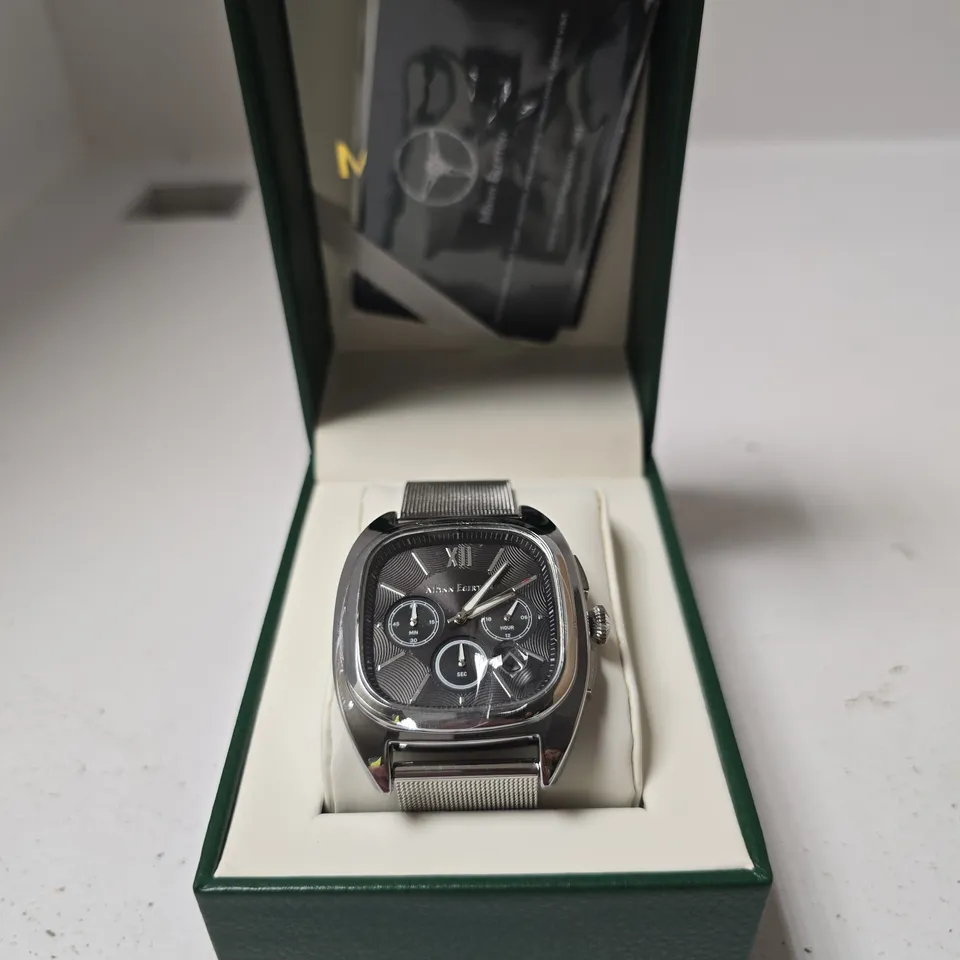 MANN EGERTON VECTOR STEEL BLACK WATCH