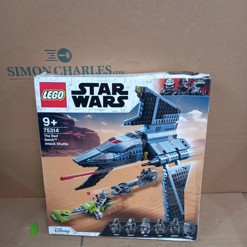 LEGO STAR WARS THE BAD BATCH ATTACK SHUTTLE 75314 RRP £89.99
