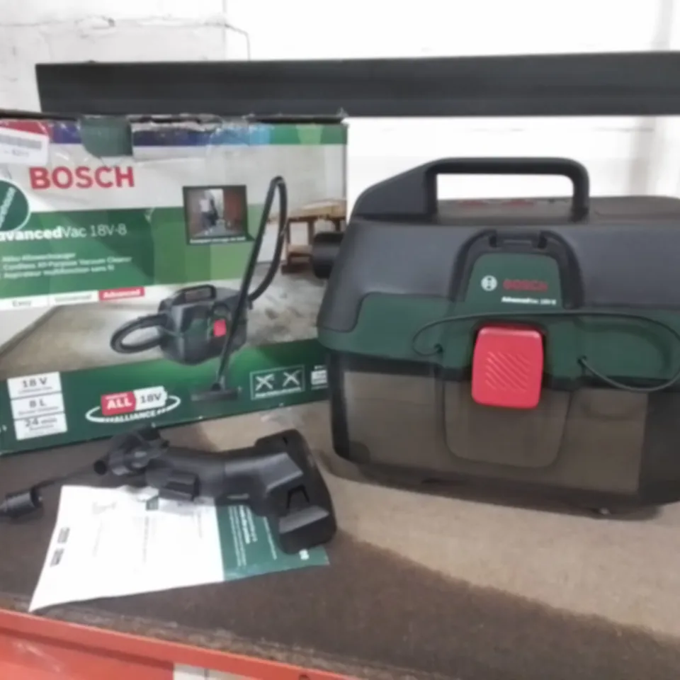 BOXED BOSCH ADVANCEDVAC 18V-8