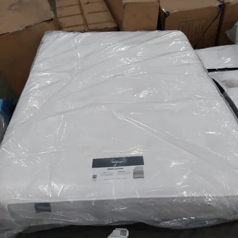 BAGGED 4FT6 DOUBLE SIZED SILENTNIGHT 1000 POCKET MIRAPOCKET  MATTRESS