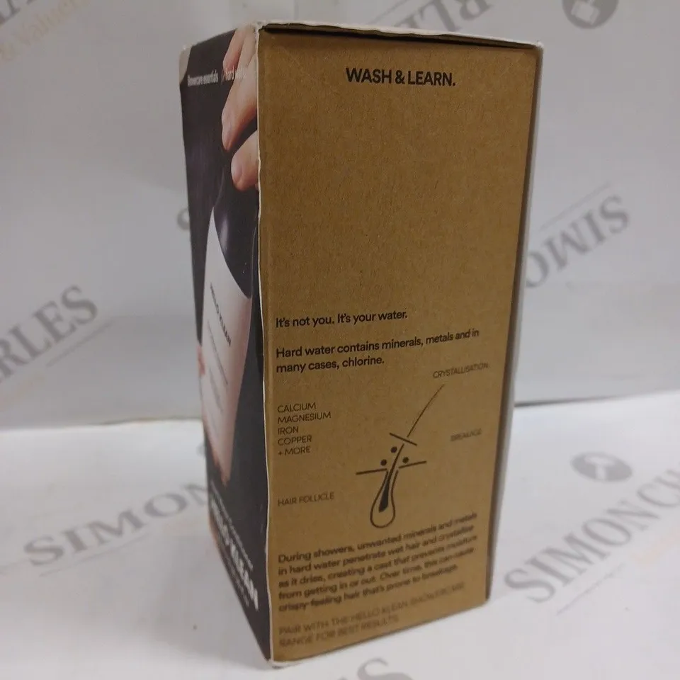 BOXED HELLO KLEAN HARD WATER CONDITIONER