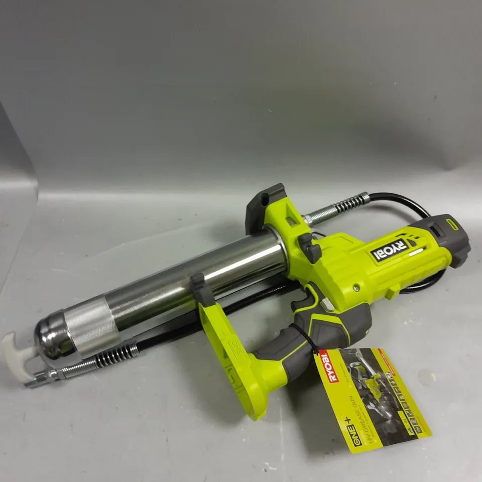 RYOBI ONE+ 18V CORDLESS GREASE GUN 