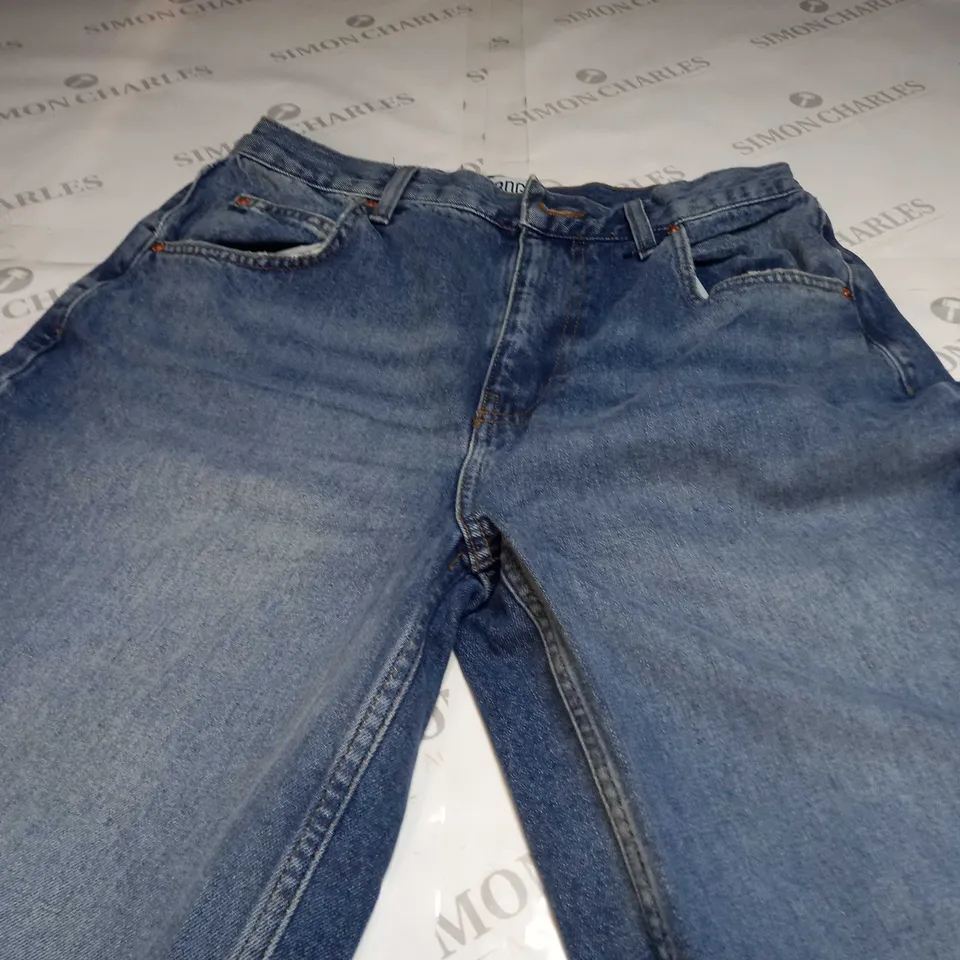 BDG WIDE LEG 'BOYFRIEND' JEANS IN BLUE - 30W 32L