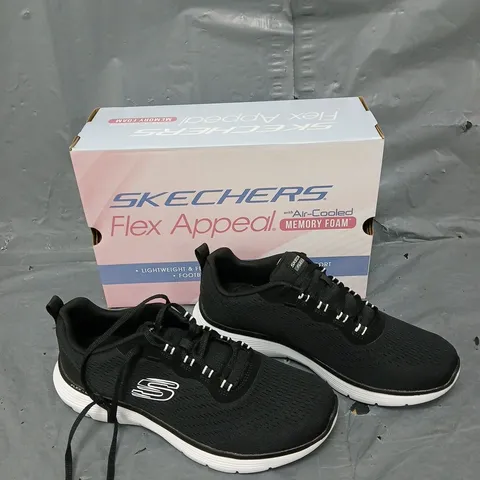 BOXED PAIR OF SKECHERS FLEX APPEAL LACE UP WOMENS TRAINERS UK 6