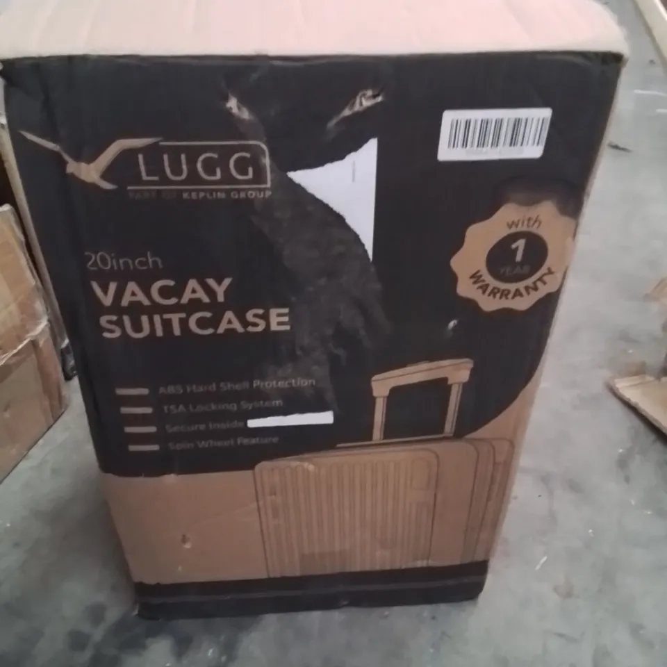 BOXED LUGG 20INCH VACAY SUITCASE 