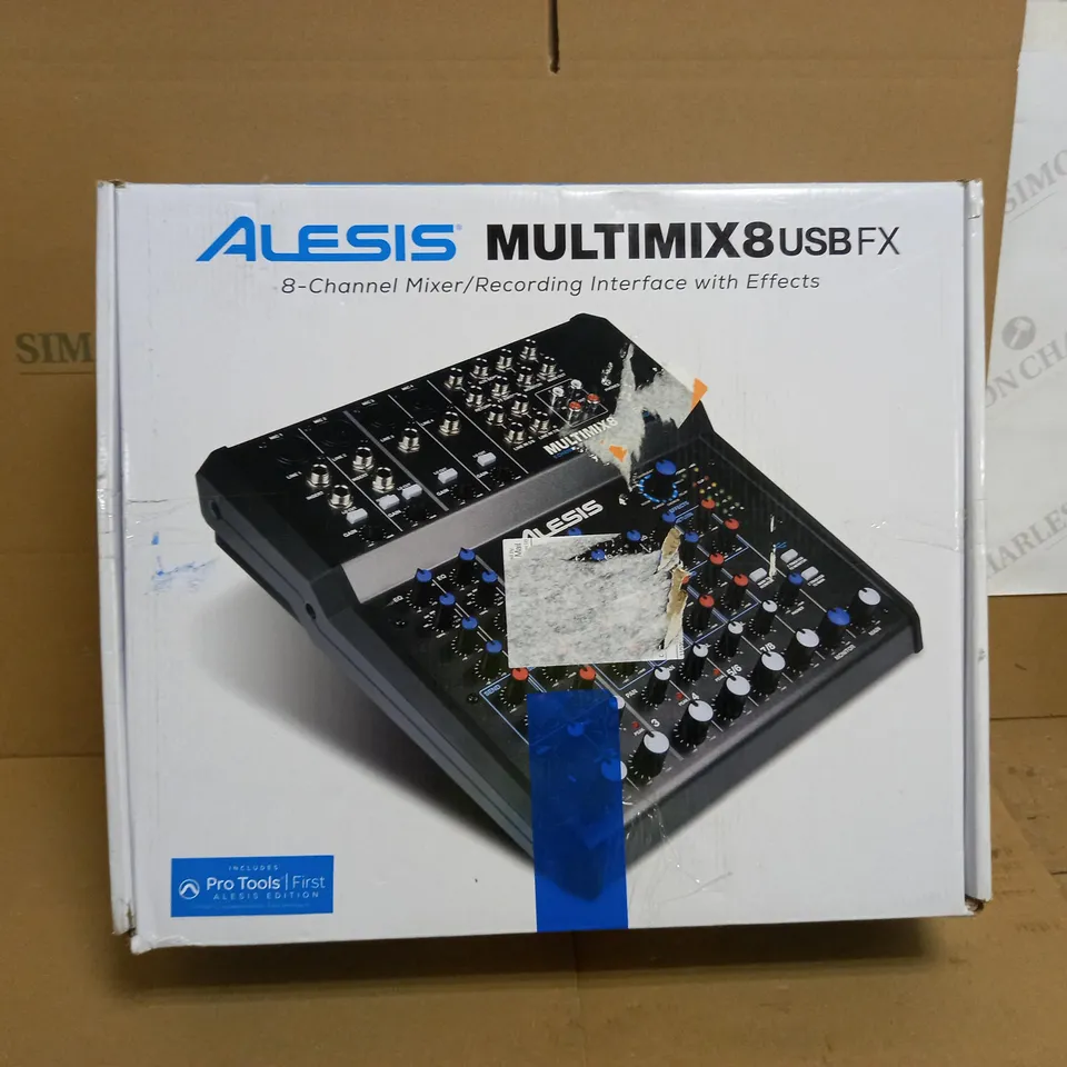 ALESIS MULTIMIX8 USBFX 8-CHANNEL MIXER