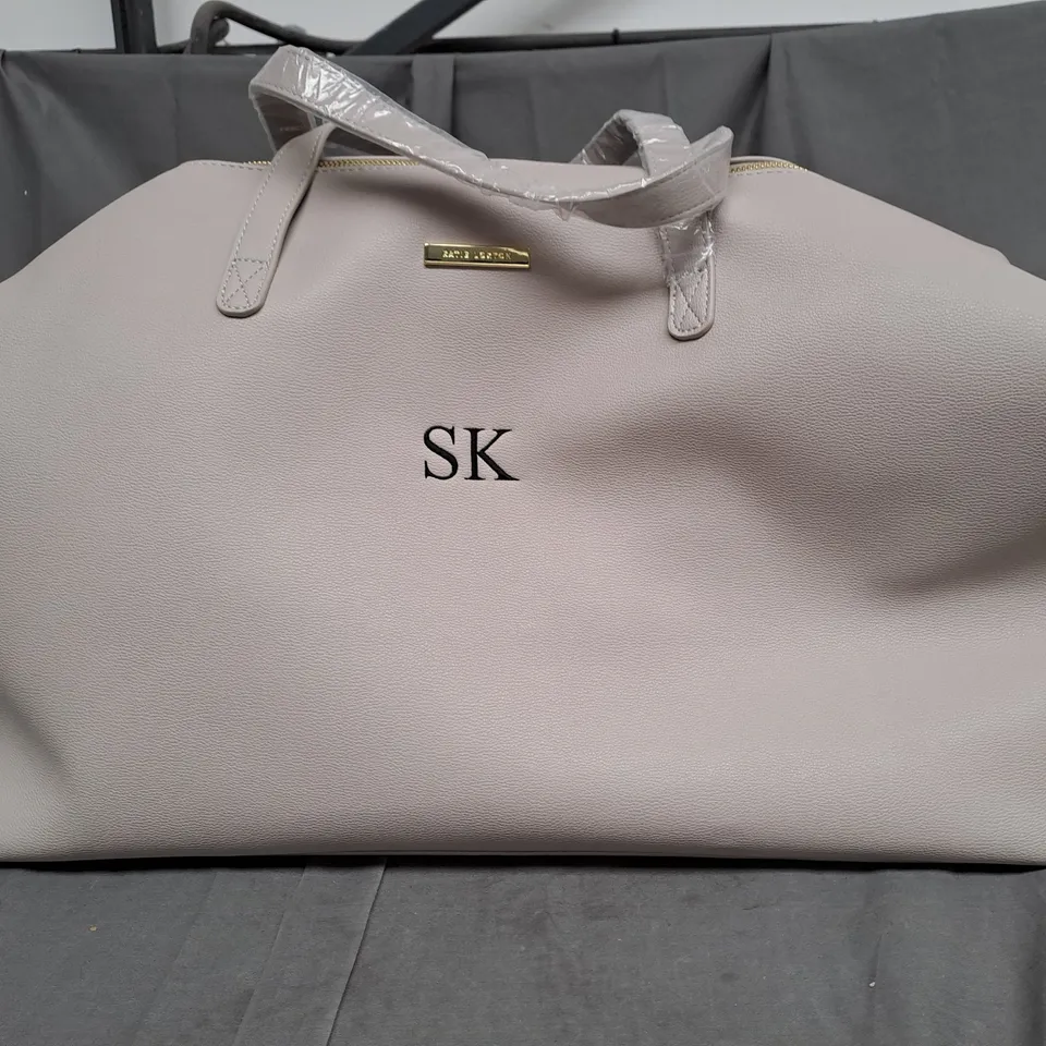 KATIE LOXTON "SK" ENGRAVED DUFFEL STYLE BAG 