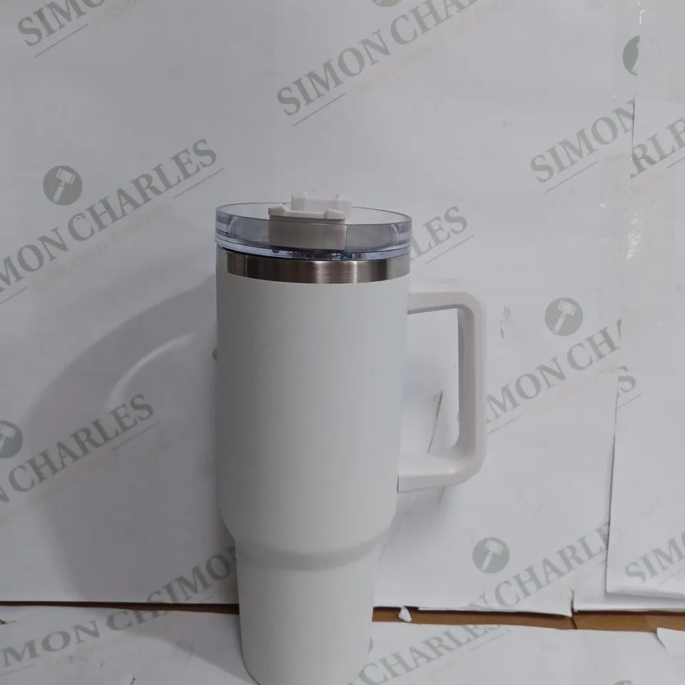 UNBRANDED WHITE THERMAL STEEL FLASK 