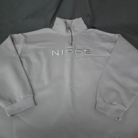 NICCE CREAM QUARTER ZIP SIZE L