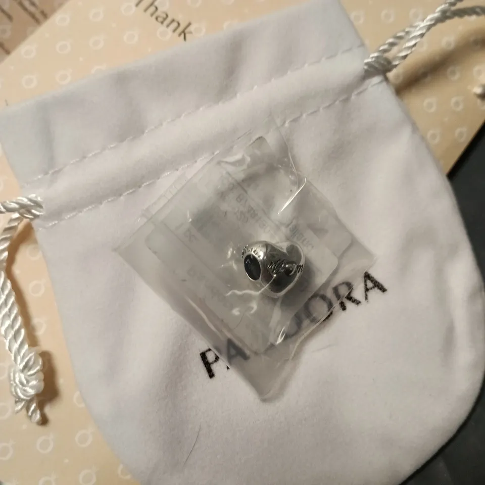 PANDORA CHARM  – SILVER TONE
