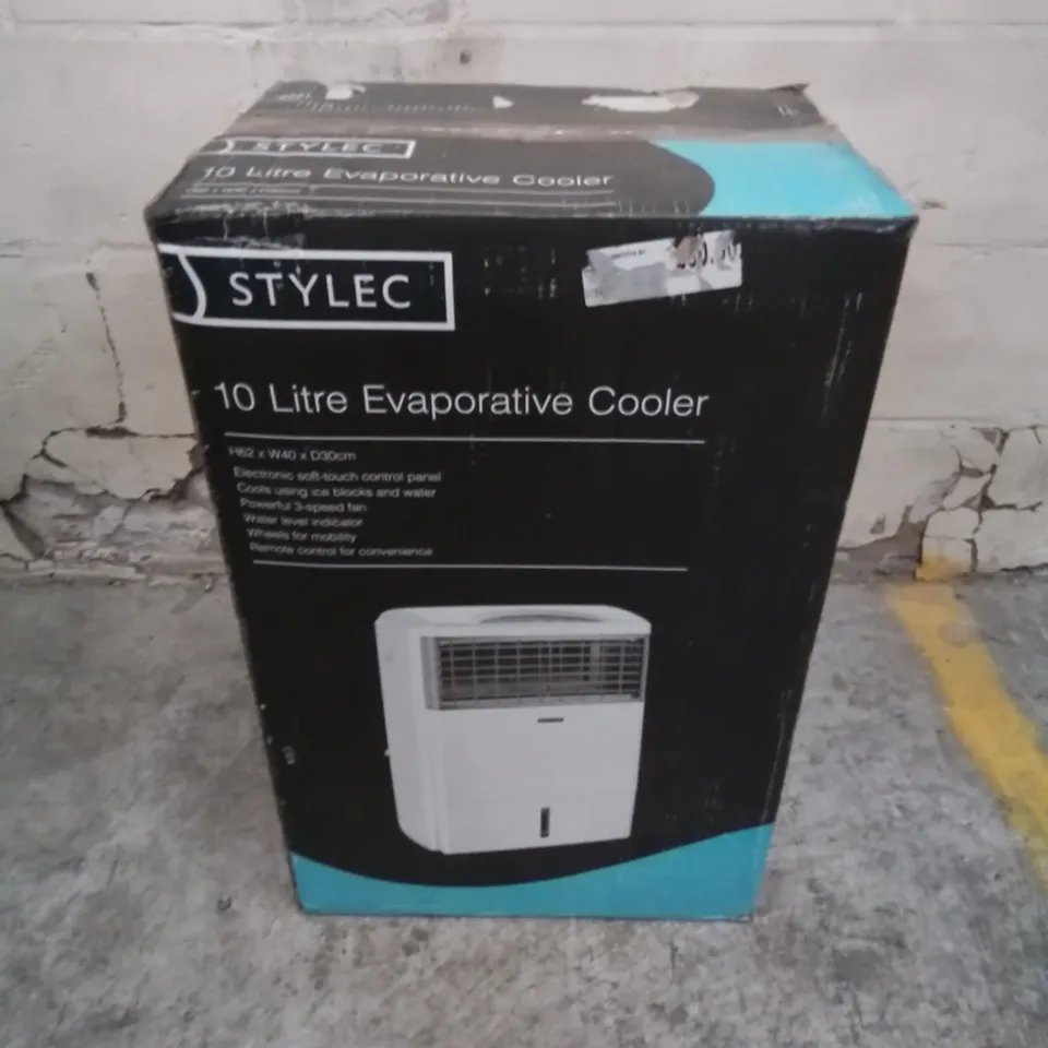 BOXED STYLEC 10L EVAPORATIVE COOLER 