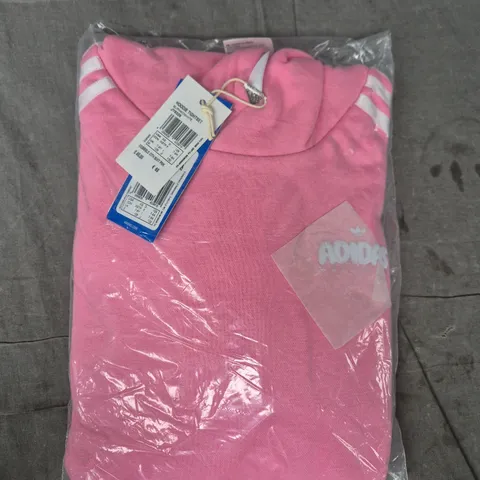 ADIDAS HOODIE TIGHTSET PINK/WHITE, KIDS' UK 7-8Y