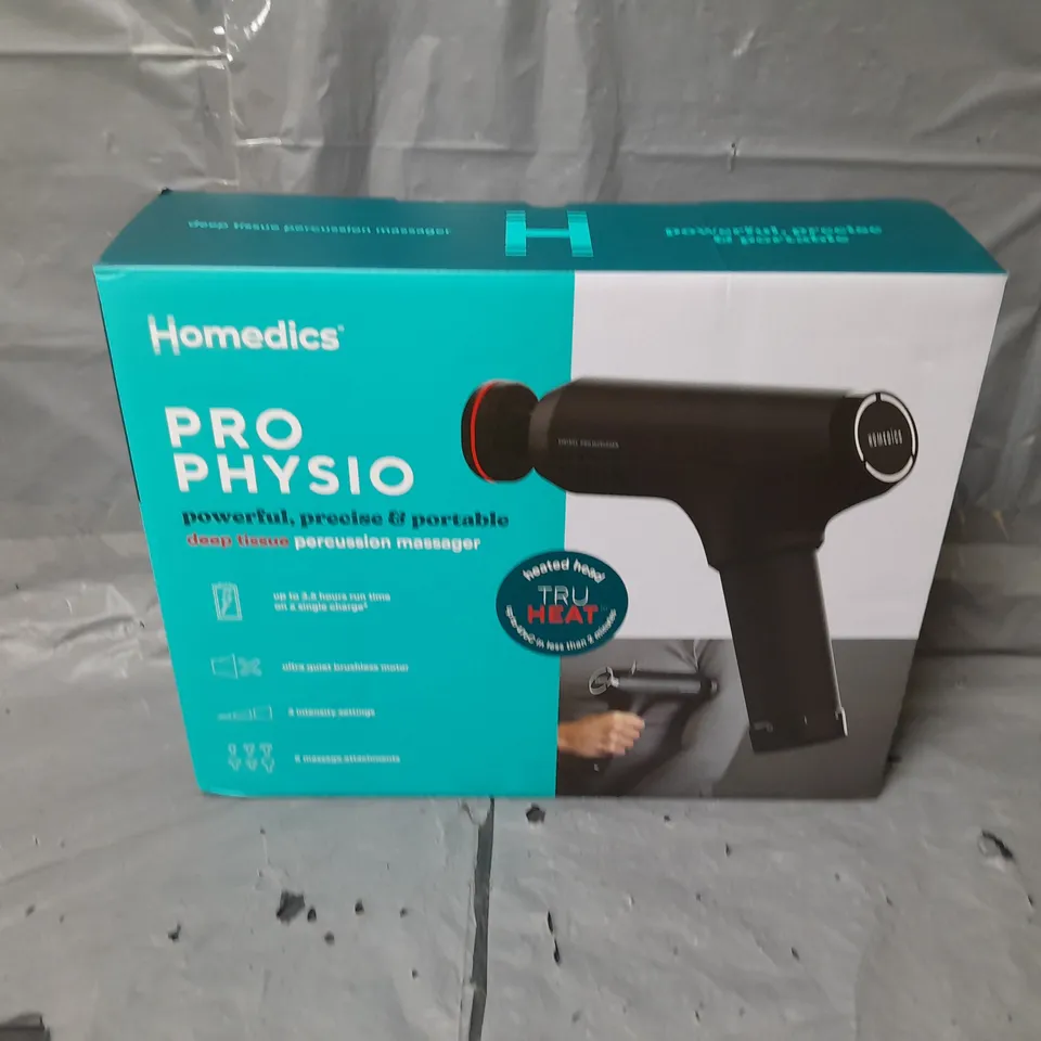 HOMEDICS PRO PHYSIO MASSAGE GUN RRP £300