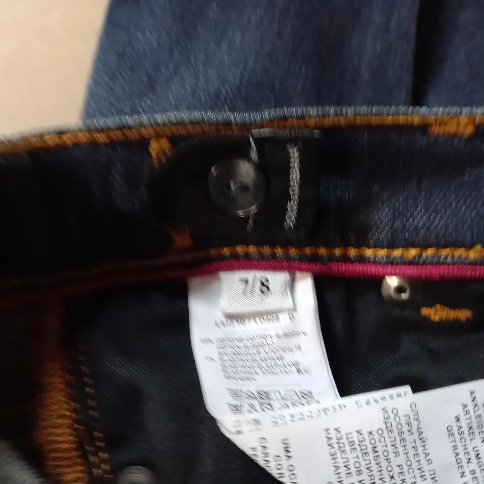 DOLCE & GABBANA DENIM BLUE JEANS - SIZE 7-8 YEARS