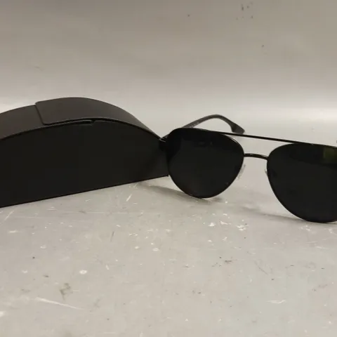 PRADA AVIATOR LENS BLACK FRAMED SUNGLASSES