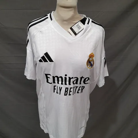 ADIDAS REAL MADRID FOOTBALL CLUB SHIRT - MBAPPE 9 - SMALL