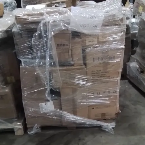PALLET OF ASSORTED HOUSEHOLD GOODS AND PRODUCTS TO INCLUDE;AIR COOLER MACHINE,WALL LIGHT,FULL LENGTH MIRROR 