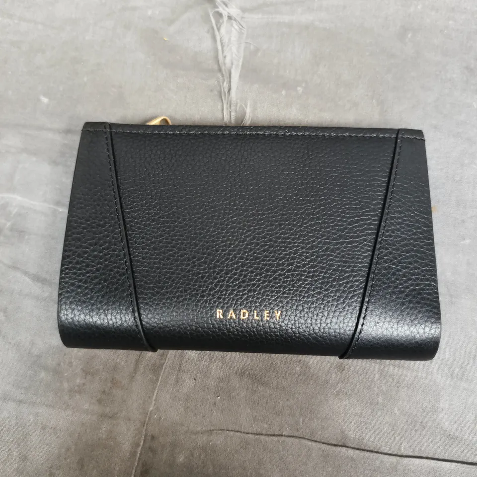 RADLEY BLACK LEATHER CARD WALLET