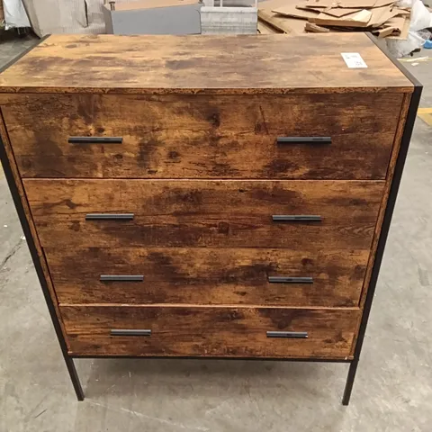 DESIGNER BROWN WOODEN DRAW SET