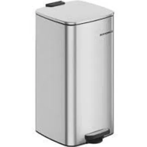 BOXED SONGMICS 30 LITRE STEEL PEDAL BIN WITH INNER BUCKET
