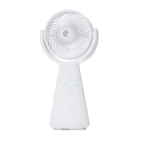 BOXED BELL AND HOWELL RECHARGEABLE TURBO MISTING DESK FAN