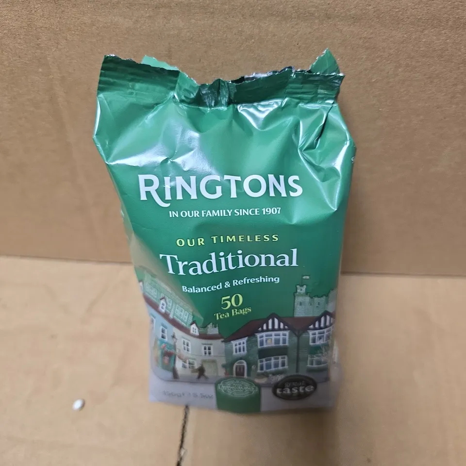 10 X RINGTONS TRADITIONAL TEA BAGS PACKS – 50 TEA BAGS PER PACK