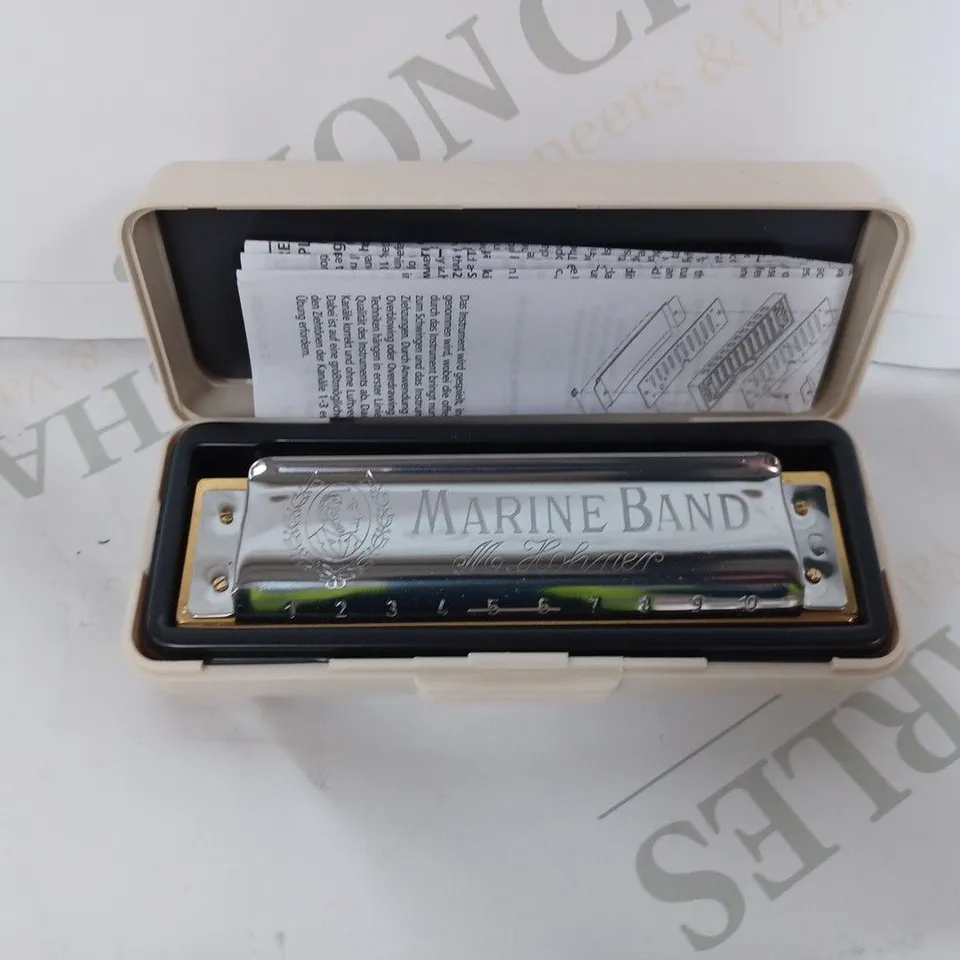 MARINE BAND M.HOHNER NO.1896 HARMONICA