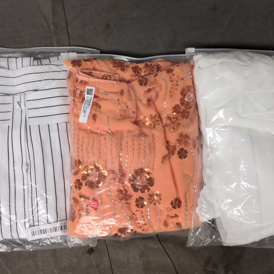 APPROXIMATELY 20 ASSORTED CLOTHING AND FASHION PRODUCTS IN VARIOUS STYLES AND SIZES - COLLECTION ONLY